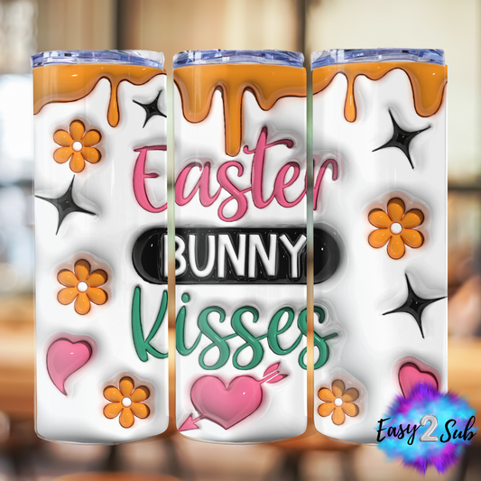 Easter Bunny Kisses Sublimation Tumbler Transfer Print, Ready To Press Sublimation Transfer, Image transfer, Tumbler Transfer Sheet