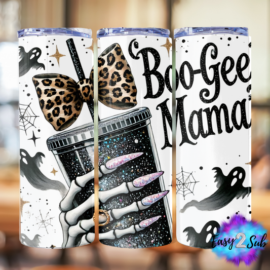 Boo - Gee Mama Sublimation Tumbler Transfer Print, Ready To Press Sublimation Transfer, Image transfer, Tumbler Transfer Sheet