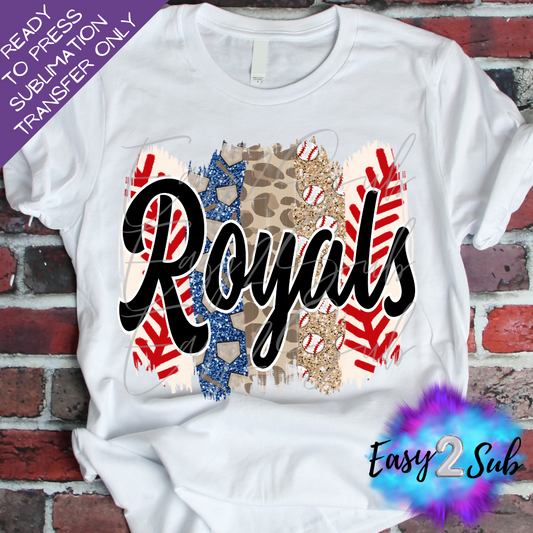 Royals Sublimation Transfer Print, Ready To Press Sublimation Transfer, Image transfer, T-Shirt Transfer Sheet