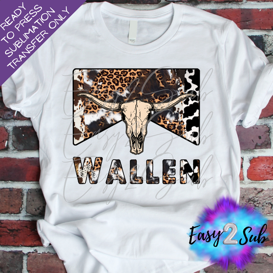 Wallen Sublimation Transfer Print, Ready To Press Sublimation Transfer, Image transfer, T-Shirt Transfer Sheet