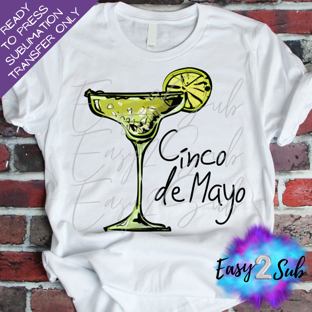 Cinco De Mayo 4 Sublimation Transfer Print, Ready To Press Sublimation Transfer, Image transfer, T-Shirt Transfer Sheet