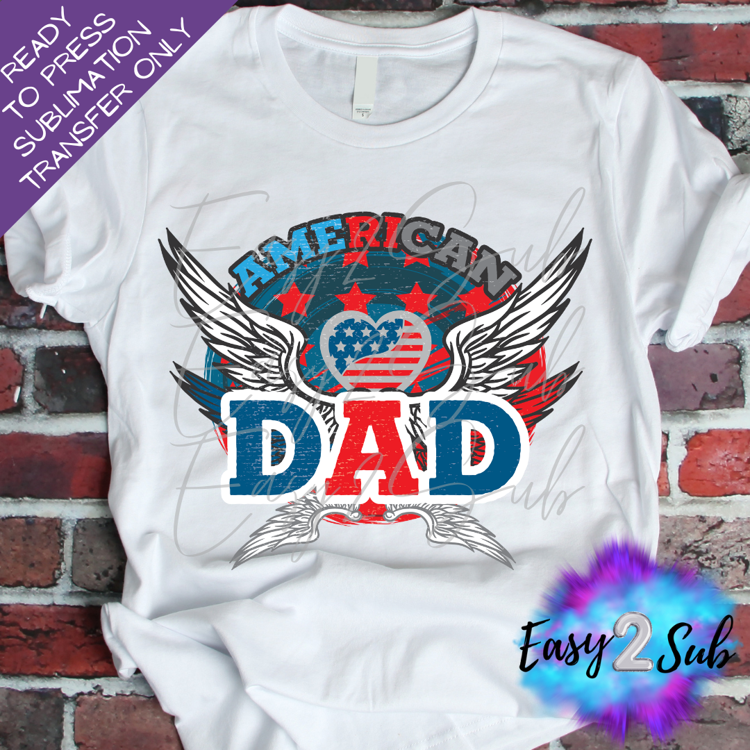 American Dad Set Sublimation Transfer Print, Ready To Press Sublimation Transfer, Image transfer, T-Shirt Transfer Sheet