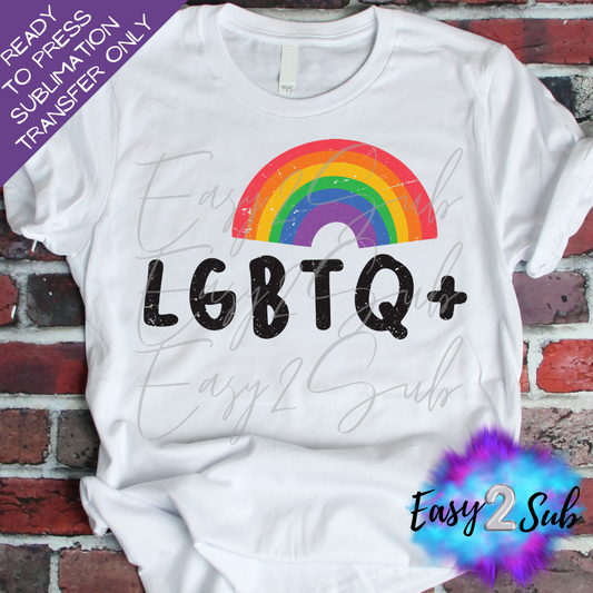 LGBTQ Rainbow Pride Sublimation Transfer Print, Ready To Press Sublimation Transfer, Image transfer, T-Shirt Transfer Sheet