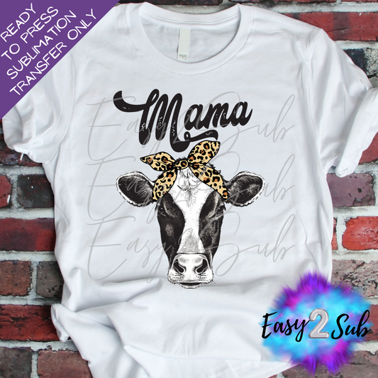 Mama Cow Sublimation Transfer Print, Ready To Press Sublimation Transfer, Image transfer, T-Shirt Transfer Sheet