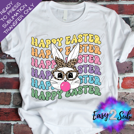 Happy Easter 4 Sublimation Transfer Print, Ready To Press Sublimation Transfer, Image transfer, T-Shirt Transfer Sheet