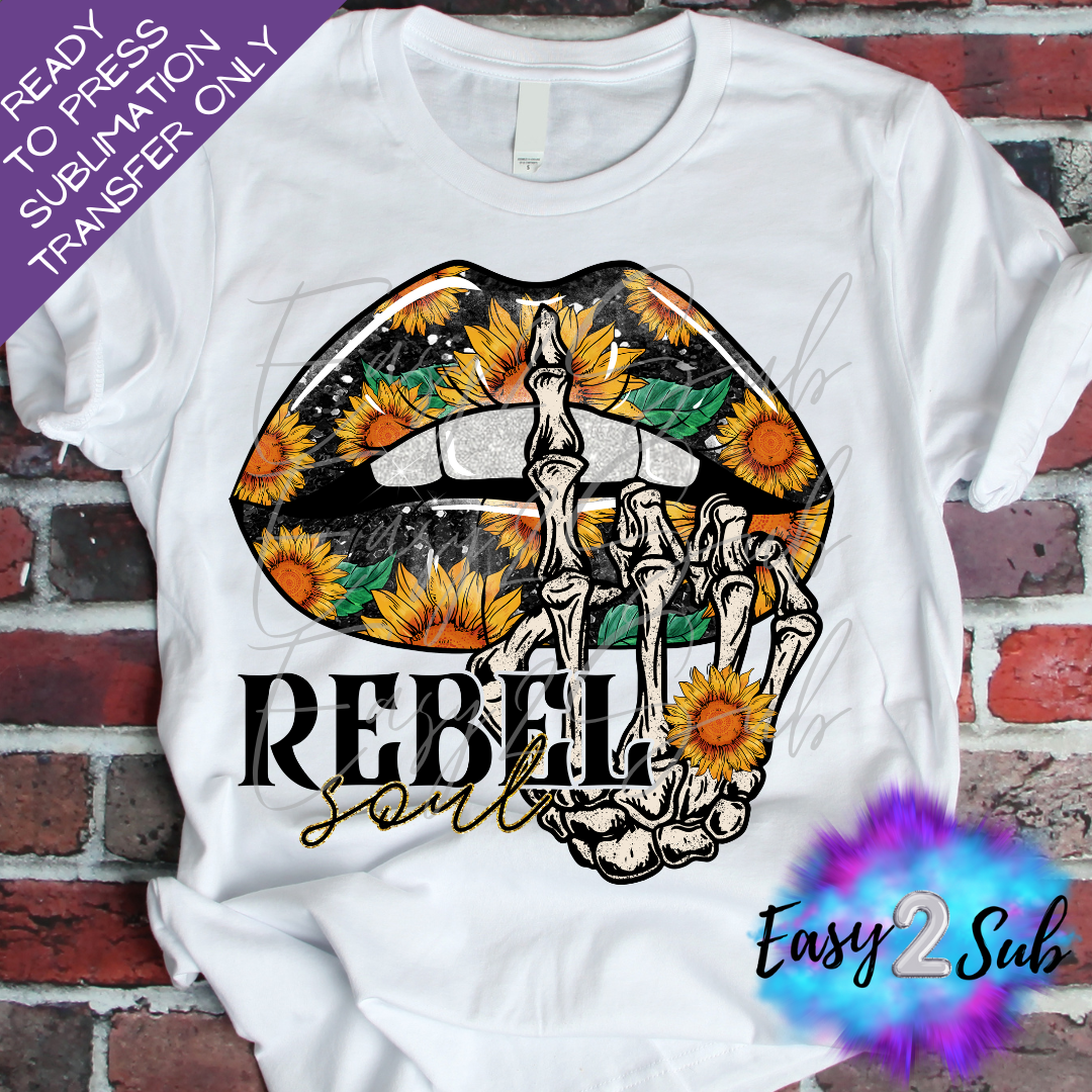 rebel soul sublimation print